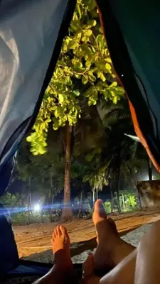 A planta de camping do point lá na barra