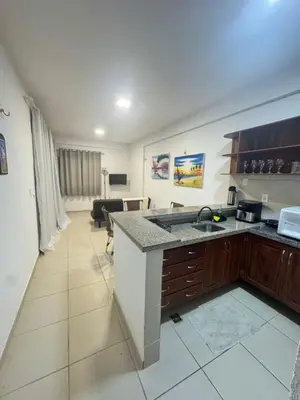 A cozinha ou kitchenette de Luau da Taiba apartment
