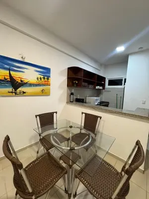 A cozinha ou kitchenette de Luau da Taiba apartment