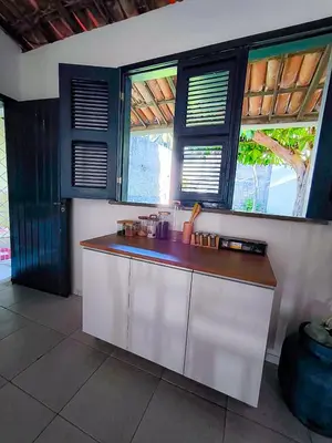 A cozinha ou kitchenette de Casa da Vó Rita - com Café da Manhã - Praia do Cumbuco