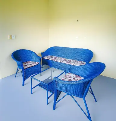 Uma área de estar em Casa da Vó Rita - com Café da Manhã - Praia do Cumbuco