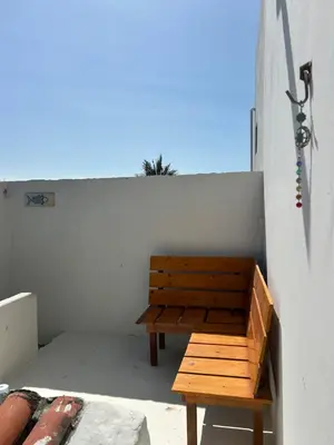 Uma varanda ou terraço em Chalé blue