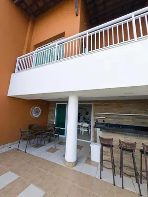 Uma varanda ou terraço em Cobertura duplex no Porto das Dunas