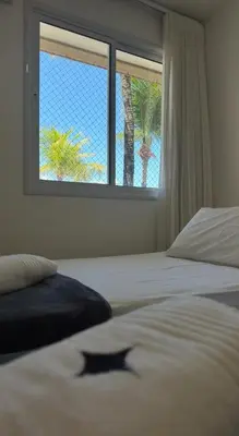 Uma cama ou camas num quarto em Conforto para 8 hóspedes - GolfVille