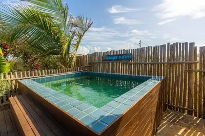 A piscina em ou perto de Backdoor Taíba Point Perfeito de Kite & Mar