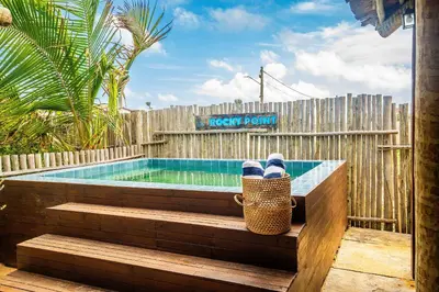 A piscina em ou perto de Backdoor Taíba Point Perfeito de Kite & Mar