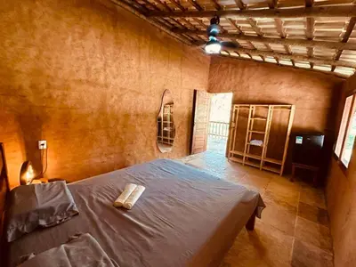 Uma cama ou camas num quarto em Bio-Resort Camping
