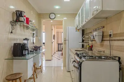 A cozinha ou kitchenette de Aquidabã #803 - Apartamento vista mar by Carpediem