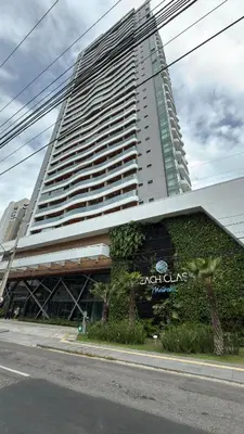 O edifício onde o apartamento está situado