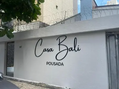 A planta de Pousada Casa Bali