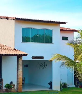 O edifício onde a casa de férias está situado
