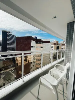 Uma varanda ou terraço em My Way Helbor