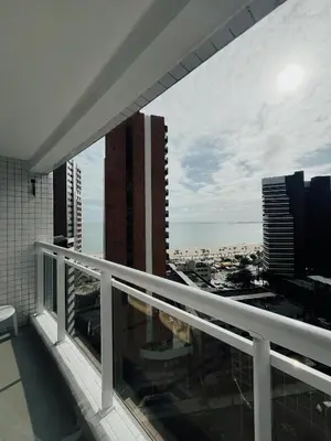 Uma varanda ou terraço em My Way Helbor