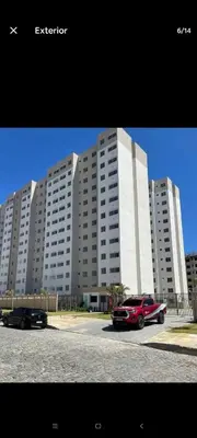 O edifício onde o apartamento está situado