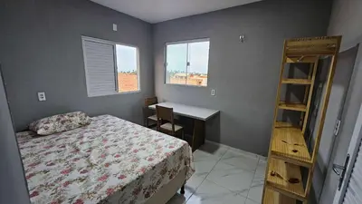 Uma cama ou camas num quarto em Wind Paradise 1 in Prea near Rancho do Kite and Jeri