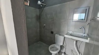 Uma casa de banho em Wind Paradise 3 in Prea near Rancho do Kite and Jeri