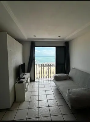 Uma área de estar em Classic Flat
