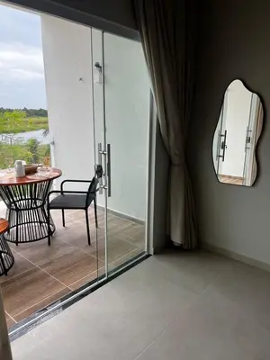 Uma varanda ou terraço em Villa brisa Icaraízinho quarto 8 1 andar