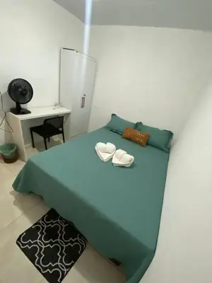 Uma cama ou camas num quarto em BARRA NOVA CASCAVEL CEARÁ-Casa Solaris