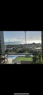 Uma vista geral de Fortaleza ou a vista da cidade a partir do apartamento