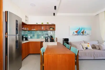 A cozinha ou kitchenette de Amazing Sea View at Alizé Cumbuco 306
