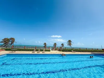A piscina em ou perto de Kariri beach apt 427 Praia do Cumbuco