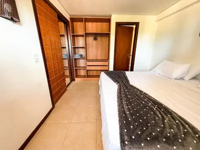 Uma cama ou camas num quarto em Kariri beach apt 427 Praia do Cumbuco