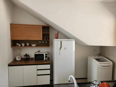 A cozinha ou kitchenette de Dúplex Lagoa