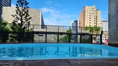 A piscina em ou perto de Apartamento Beira Mar Fortaleza