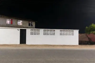 O edifício onde a casa de férias está situado
