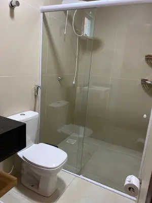 Uma casa de banho em Casa Azul em Flecheiras