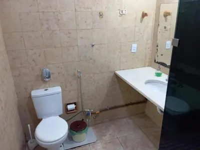 A planta de Apartamento inteiro 170m2 com 3 quartos - 100m da praia - check-in flexível