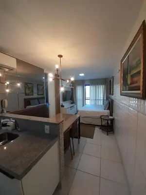 A cozinha ou kitchenette de Flat 4 corações VG Sun Cumbuco
