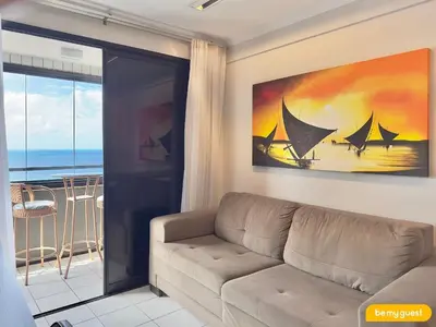 Uma área de estar em Caravelle Residencial
