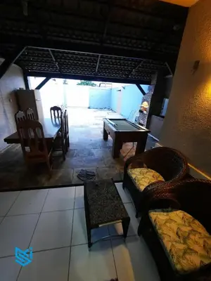 Uma área de estar em Trairí House