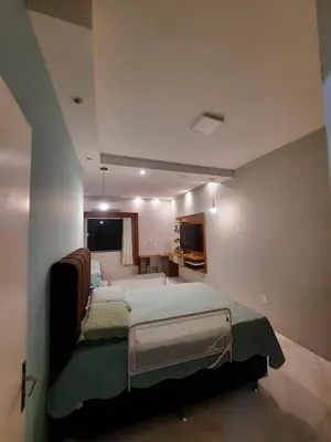 Uma cama ou camas num quarto em Trairí House