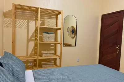 Uma cama ou camas num quarto em Maré · Casa Maré
