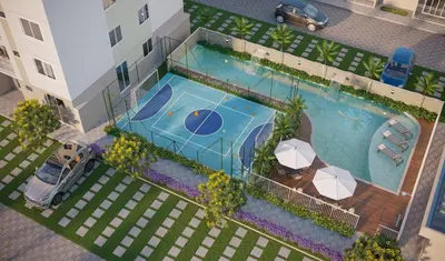 A piscina em ou perto de Mirante Condominio Clube