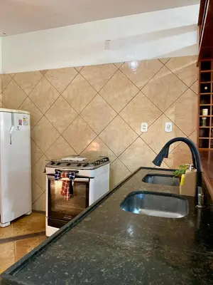 A cozinha ou kitchenette de Casa Caju