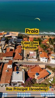 Uma vista do mar geral ou uma vista do mar a partir da casa de férias