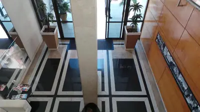 Uma televisão e/ou sistema de entretenimento em Emilio Hinko 3 Quartos apto1502