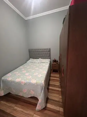 Uma cama ou camas num quarto em casa em jijoca de Jericoacoara