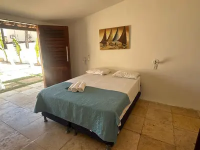 Uma cama ou camas num quarto em BRKITE Pousada