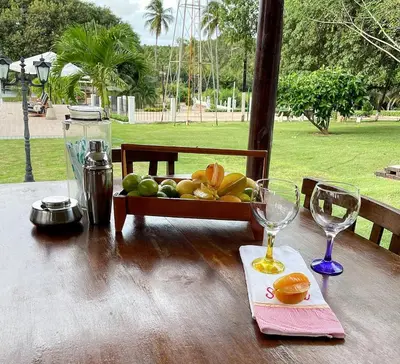 Refeições na villa ou nas proximidades