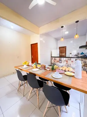 Refeições na casa de férias ou nas proximidades