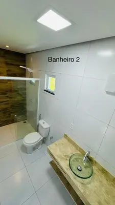 Uma casa de banho em Monalisa House - Beach House - Flecheiras