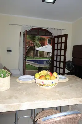 Refeições na casa de férias ou nas proximidades