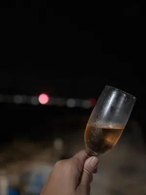 Bebidas em Por do sol residence