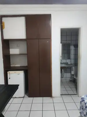 A cozinha ou kitchenette de Hotel Panorama do Mar - Praia do Futuro