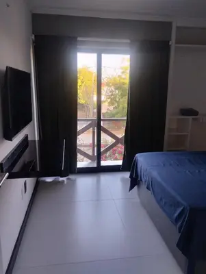 Uma cama ou camas num quarto em Eco Paradise 227